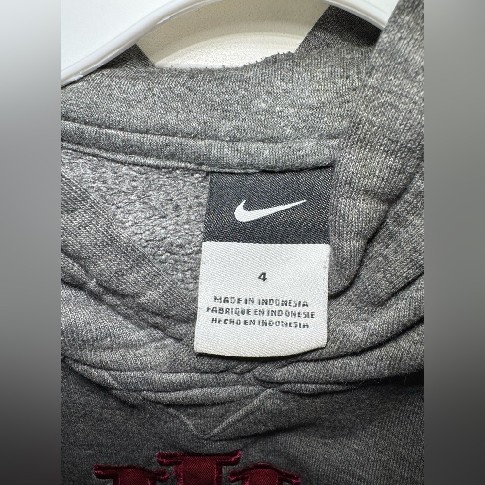 Nike Indiana University Hoosiers Gray Hoodie Size 4T - Picture 10 of 10